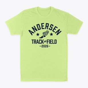 Andersen Academy Track and Field Classic Dad T-Shirt