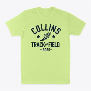Collins Academy High School Track and Field Classic Dad T-Shirt