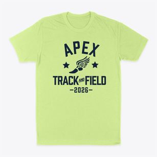 Apex Academy Track and Field Classic Dad T-Shirt