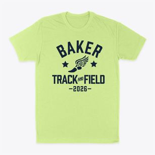 Baker Track and Field Classic Dad T-Shirt
