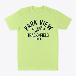 Park View Montessori School 3 Track and Field Classic Dad T-Shirt
