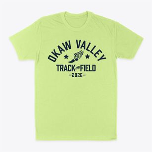 Okaw Valley High School Track and Field Classic Dad T-Shirt