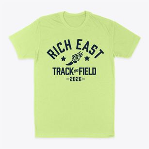 Rich East High School Track and Field Classic Dad T-Shirt