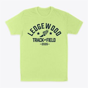 Ledgewood Elementary School Track and Field Classic Dad T-Shirt