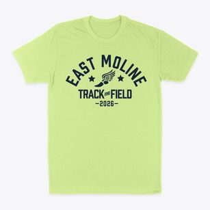 East Moline Christian School Track and Field Classic Dad T-Shirt