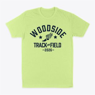Woodside Middle School Track and Field Classic Dad T-Shirt