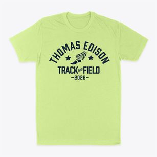 Thomas Edison Middle School Track and Field Classic Dad T-Shirt