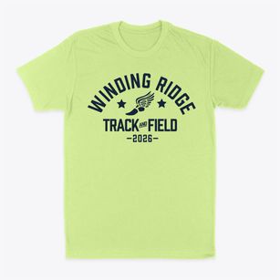 Winding Ridge Elementary School Track and Field Classic Dad T-Shirt