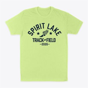 Spirit Lake High School Track and Field Classic Dad T-Shirt