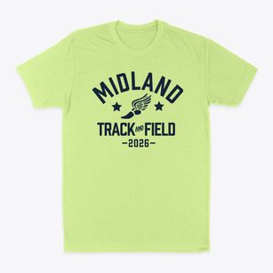 Midland Community Intermediate School Track and Field Classic Dad T-Shirt