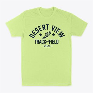 Desert View High School Track and Field Classic Dad T-Shirt
