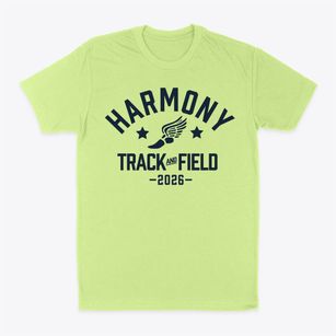 Harmony Middle School Track and Field Classic Dad T-Shirt