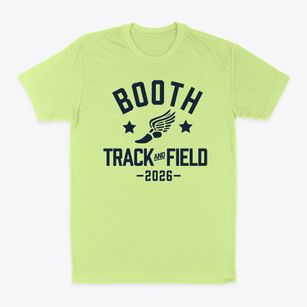 Booth Early Childhood Center Track and Field Classic Dad T-Shirt