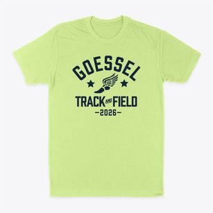 Goessel High School Track and Field Classic Dad T-Shirt