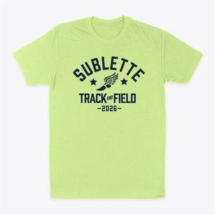 Sublette Middle School Track and Field Classic Dad T-Shirt