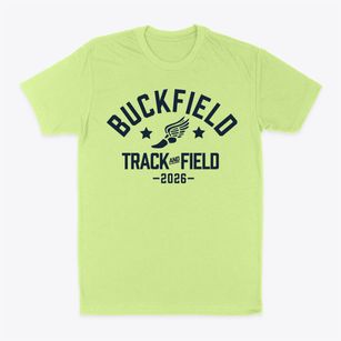Buckfield High School Track and Field Classic Dad T-Shirt