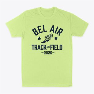 Bel Air Elementary School Track and Field Classic Dad T-Shirt