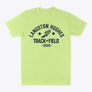 Langston Hughes Elementary School Track and Field Classic Dad T-Shirt