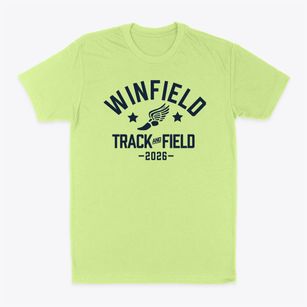 Winfield Elementary School Track and Field Classic Dad T-Shirt