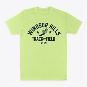 Windsor Hills Elementary School #87 Track and Field Classic Dad T-Shirt