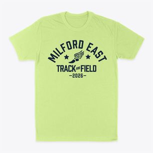 Milford Middle School East Track and Field Classic Dad T-Shirt