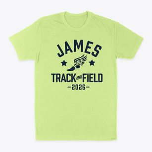 James W Hennigan Elementary School Track and Field Classic Dad T-Shirt