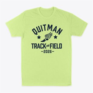 Quitman Elementary School Track and Field Classic Dad T-Shirt