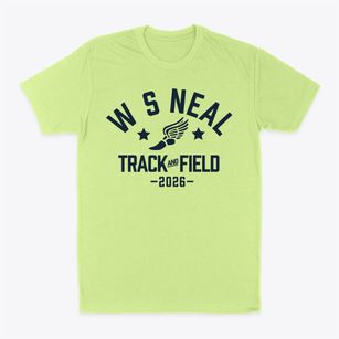 W S Neal Elementary School Track and Field Classic Dad T-Shirt