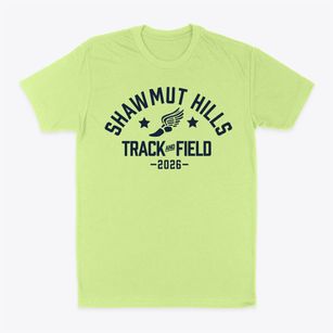 Shawmut Hills Elementary School Track and Field Classic Dad T-Shirt