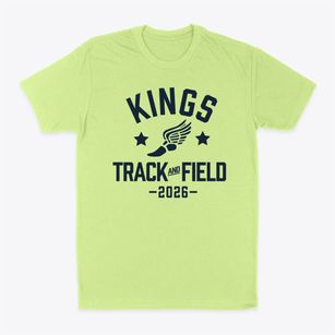 Kings Christian Academy Track and Field Classic Dad T-Shirt