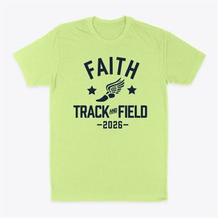 Faith Christian High School Track and Field Classic Dad T-Shirt
