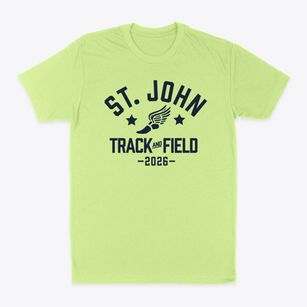 Saint John Lutheran School Track and Field Classic Dad T-Shirt