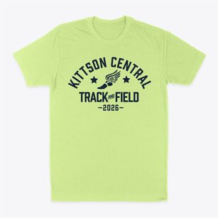 Kittson Central High School Track and Field Classic Dad T-Shirt