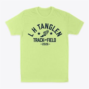 L H Tanglen Elementary School Track and Field Classic Dad T-Shirt