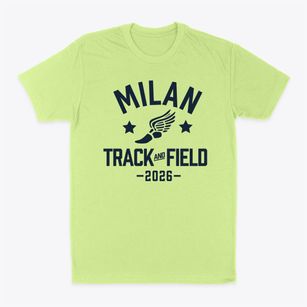 Milan High School Track and Field Classic Dad T-Shirt