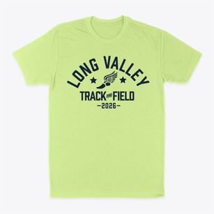 Long Valley Charter School Track and Field Classic Dad T-Shirt