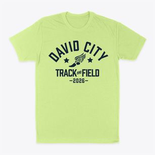 David City Elementary School Track and Field Classic Dad T-Shirt