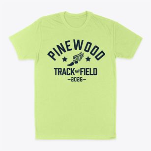 Pinewood Elementary School Track and Field Classic Dad T-Shirt