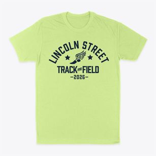 Lincoln Street Elementary School Track and Field Classic Dad T-Shirt