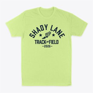 Shady Lane Elementary School Track and Field Classic Dad T-Shirt