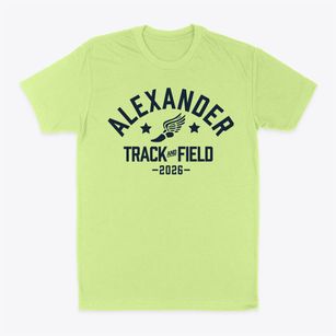 Alexander D Sullivan Elementary School Track and Field Classic Dad T-Shirt