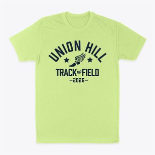 Union Hill Middle School Track and Field Classic Dad T-Shirt