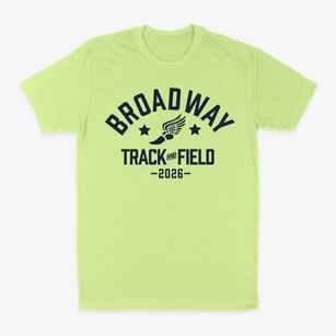 Broadway Elementary School Track and Field Classic Dad T-Shirt