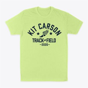 Kit Carson Elementary School Track and Field Classic Dad T-Shirt