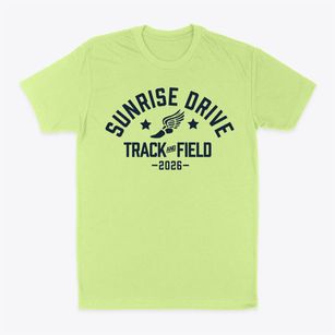Sunrise Drive Elementary School Track and Field Classic Dad T-Shirt