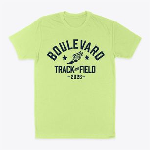 Boulevard Elementary School Track and Field Classic Dad T-Shirt