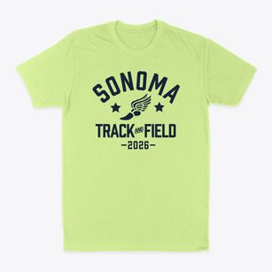 Sonoma Country Day School Track and Field Classic Dad T-Shirt