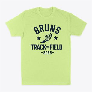 Bruns Academy Track and Field Classic Dad T-Shirt