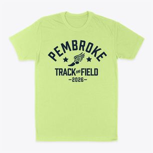 Pembroke Elementary School Track and Field Classic Dad T-Shirt