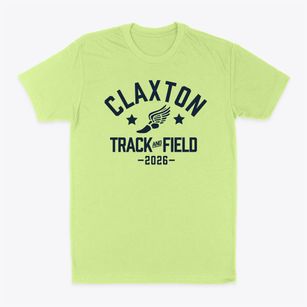 Claxton Elementary School Track and Field Classic Dad T-Shirt